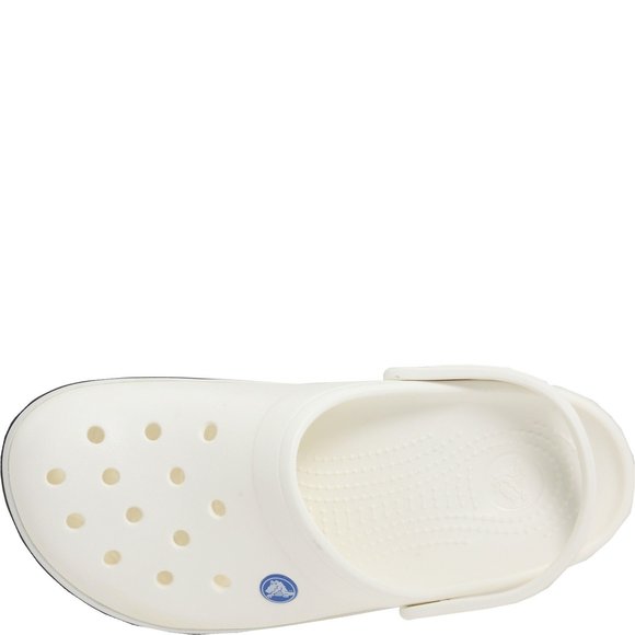 CROCS UNISEX-ADULT CROCBAND CLOG, WHITE, 9 WOMEN/7 MEN - Picture 4 of 5